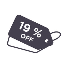 Discount icon vector design templates