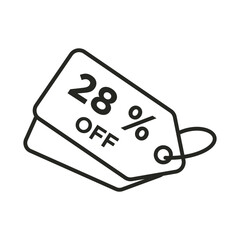 Discount icon vector design templates