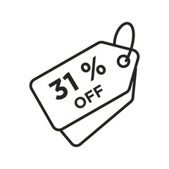 Discount icon vector design templates