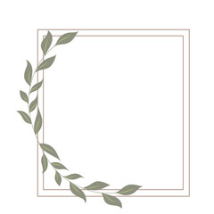 Flower wreath vector 