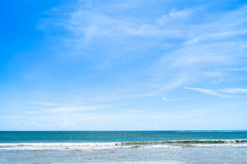 Fototapeta premium Sky background, bright and comfortable, like a series in a movie in Phuket, Thailand