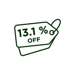 Discount icon vector design templates