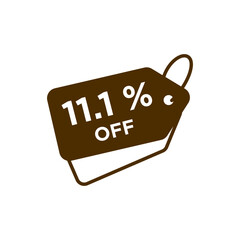 Discount icon vector design templates