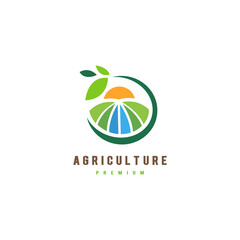 Agriculture template logo design with modern concept for business, service, company and your product names or for all your ideas 2