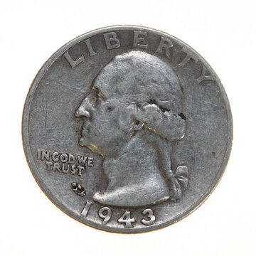 USD George Washington Quarter Dated 1943