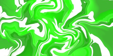 Abstract green and white wavy background, green white abstract liquify background.