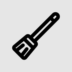 Broom icon in line style about furniture, use for website mobile app presentation