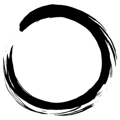 Enso Zen Circle Art Brush Vector Design Illustration Icon