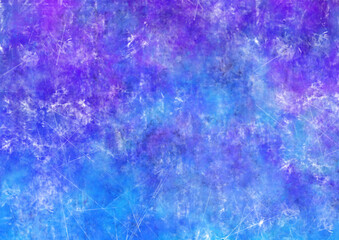 傷だらけの青い背景