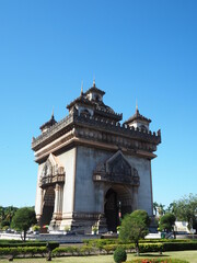 Fototapeta na wymiar Patuxay Monument, Laos