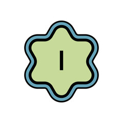 Alphabet icon vector design templates