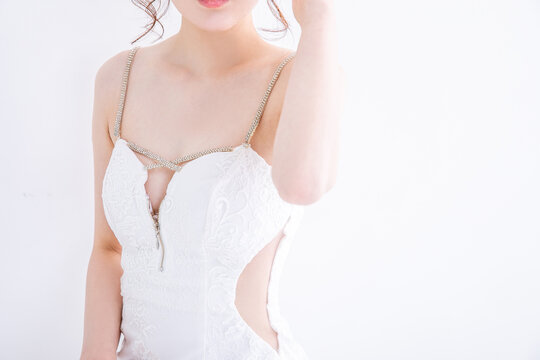 セクシーな女性の胸元　sexy
