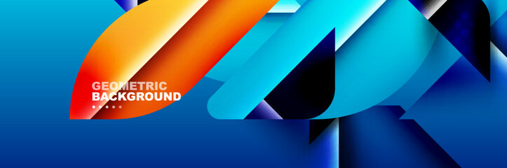 Abstract background with geometric elements. Creative trendy design. Vector Illustrations For Wallpaper, Banner, Background, Card, Book Illustration, landing page