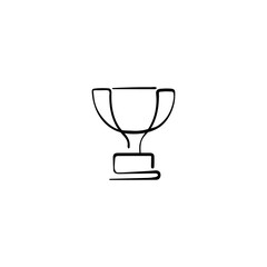 Trophy Line Style Icon Design