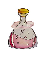 Pink potion in the set