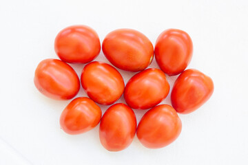 tomatoes isolated on white background