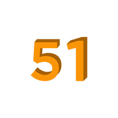 3d number logo , template element logo best style