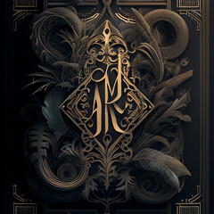book cover intricate ink illustration, etched in arcane runes created with generative AI technology