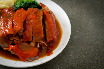 Peking duck or Roasted duck in Chinese style