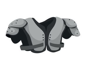 american football shirtfront equipment