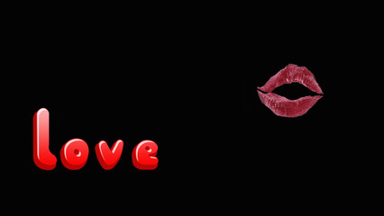 Beautiful and trendy card for Valentine's Day