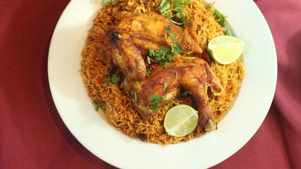 Chicken kabsah - Saudi dish 