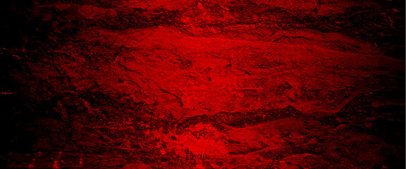 Scratches concrete wall texture, Scary concrete wall texture as background, black and red grunge texture. Scary red black scary background, Red dark concrete texture wall background.
