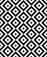 Black diagonal and square pattern. Black and white stripes pattern on white background. Colorful diagonal wallpaper. Abstract background.