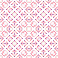 Colored Asian traditional pattern on white background. Ancient historical art pattern. Cultural heritage artwork.