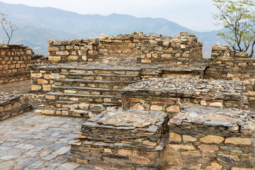 Nimogram stupa remains at shamozai swat valley in Pakistan