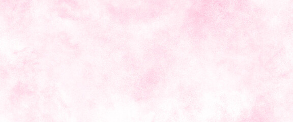 Soft pastel pink watercolor background painted on white paper texture, monochrome pink and white ink effect water color illustration. Abstract grunge pink shades watercolor background. - obrazy, fototapety, plakaty