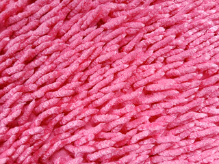 Pink doormat background texture. Carpet texture. Copy space.