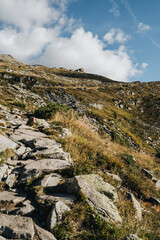 Blick auf Olpererhütte im Zillertal