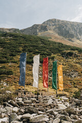 Fahnen Klein Tibet Hohenaualm