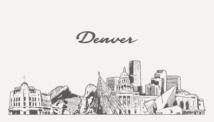 Denver skyline, Colorado, USA