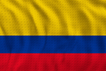 National flag of Colombia. Background  with flag  of Colombia