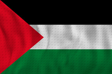 National flag of Palestine. Background  with flag of Palestine