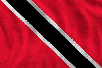 National flag of Trinidad and Tobago. Background  with flag of Trinidad and Tobago.