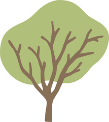 simplicity tree freehand drawing