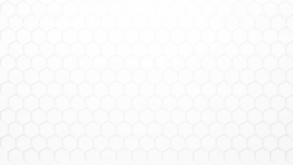 Abstract modern hexagon background, White and grey geometric texture