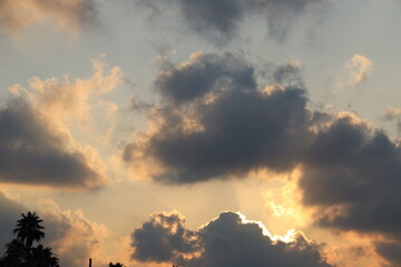 sky with clouds