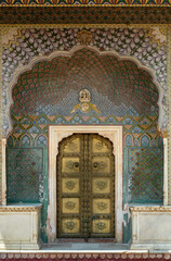 Peacock Door in Rajasthan Jaipur India