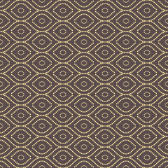 Classic seamless pattern. Damask orient ornament. Classic vintage dotted golden background. Orient ornament for fabric, wallpaper and packaging
