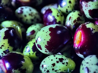 Closeup view and selective focus of fresh and raw Pigeon peas