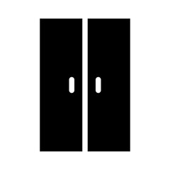 Cupboard Icon Glyph Style