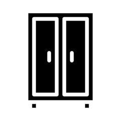 Cupboard Icon Glyph Style