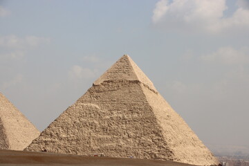 Fototapeta na wymiar Pyramid of Khafre, Giza Pyramids complex, Cairo, Egypt.