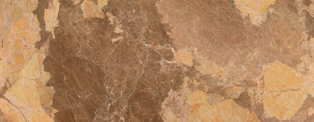 Brown terrazzo marble stone texture used for ceramic wall and floor tile