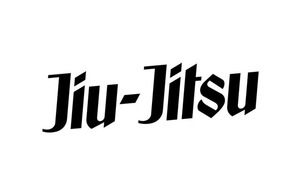 Jiu-jitsu logo. Vector illustration

