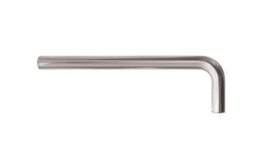 Fototapeta premium Realistic Hex or inbus key, chrome tool isolated. Png.